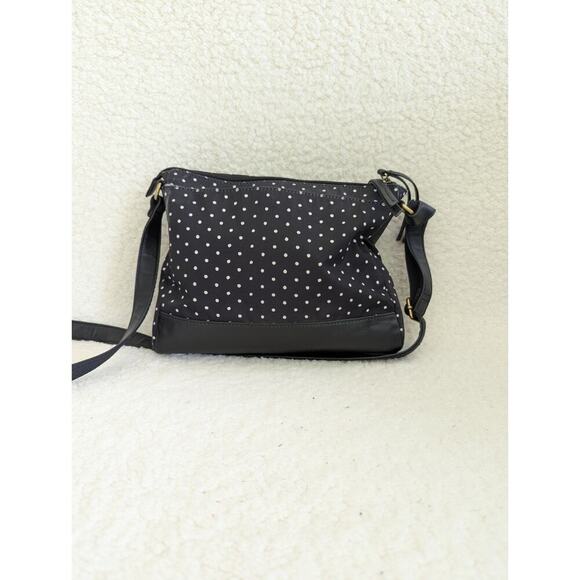 FOSSIL JENNA CROSSBODY Black White Dot - Picture 2 of 11